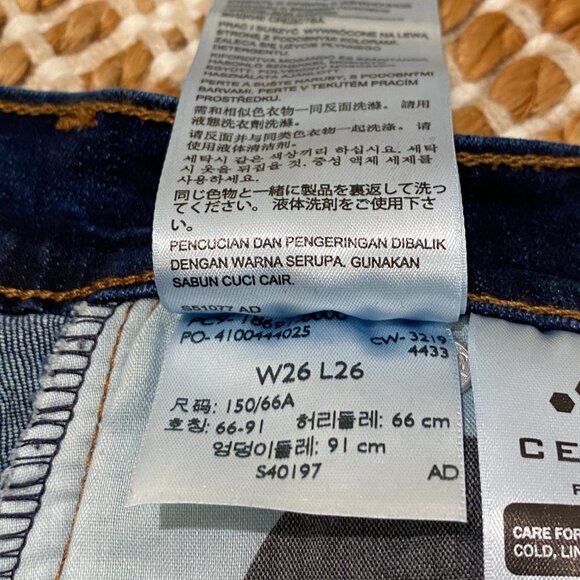 Authentic Levi's Red Tab LEJ Engineered Stretch Women's Jeans – W26 L26 - Picture 12 of 14